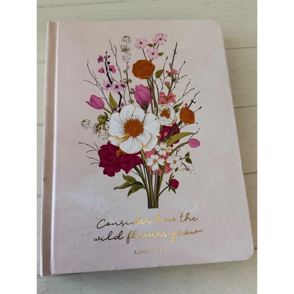 Lot of 3 Christian Journals Votum Bee Kind Prayer Wildflowers Floral Notebooks